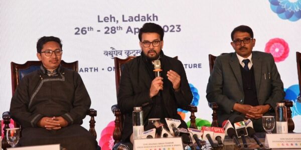 Union Minister Anurag Thakur Addresses Press Conference as Y20 Pre-Summit Concludes Successfully in Leh