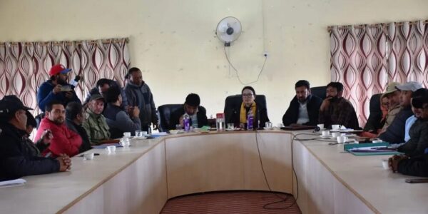Member NCM Rinchen Lhamo visits Drass