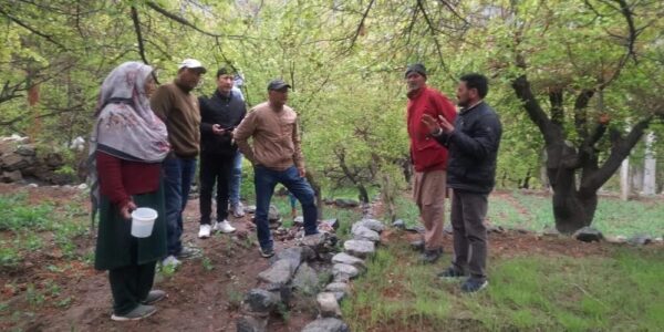 CHO, CAO take ground assessment of infestation of leaf defoliator in Kargil