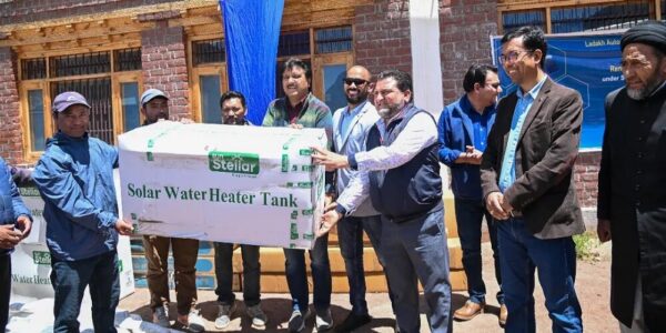 CEC Feroz Khan flags off distribution of solar water heaters and other equipment’s procured under Subsidy Component/CCDA