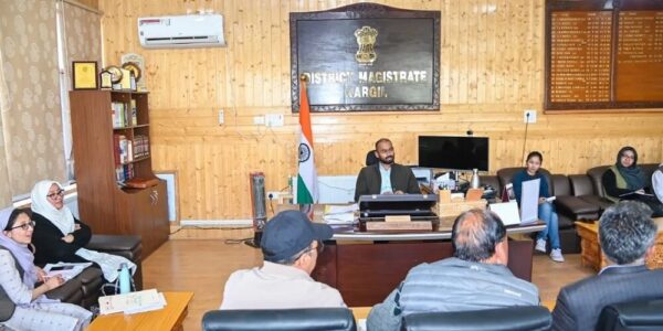 DC Kargil chairs meeting of DLCC to review implementation of COTPA