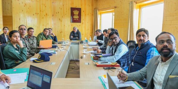 Advisor Ladakh holds meeting to monitor compliance with NGT Orders on Solid Waste & Sewage Management; focus on subsidies for Sewage Treatment Plants in Hotel Industry