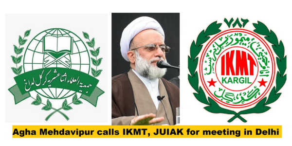 Agha Mehdavipur Extends Invitation to IKMT and JUIAK for Talks in New Delhi to Address Conflicts