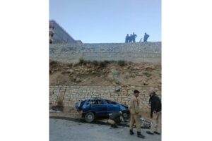 Road Accident on Zamsthang Road Leaves Two Injured, One Critical