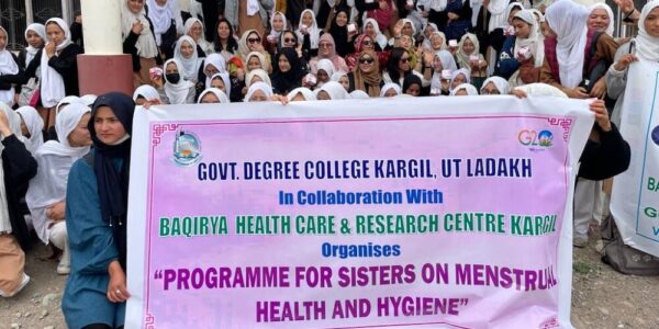 GDC Kargil, BHC&RC holds program on menstrual health, hygiene