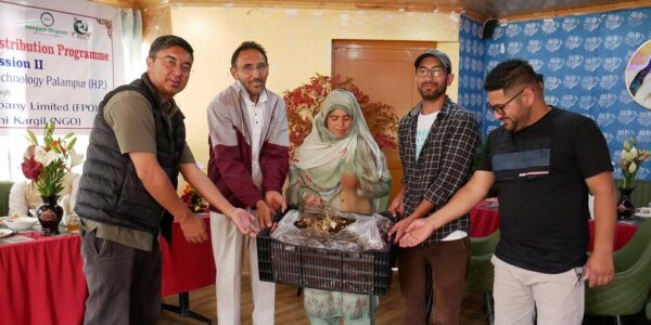 Baseej-e-Zarat and Rangul Organic Promote Floriculture in Kargil with Lilium and Gladiolus Distribution Program
