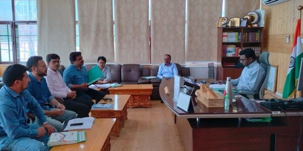 DC Kargil reviews tele-connectivity issues in the district 