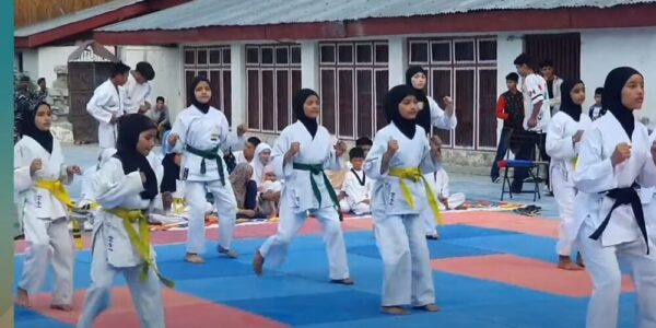 Kargil open karate championship concludes at indoor stadium kargil