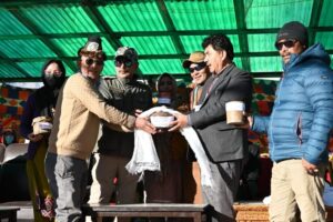 Amrit Kalash Yatra concludes at Sports Stadium Padum Zanskar