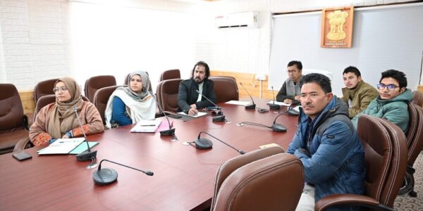 EC Punchok Tashi chairs review meeting on LRLM in Kargil