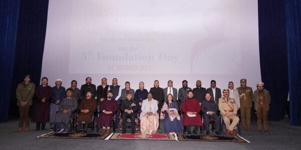 President Murmu Visits Ladakh to Mark 5th Foundation Day Celebrations