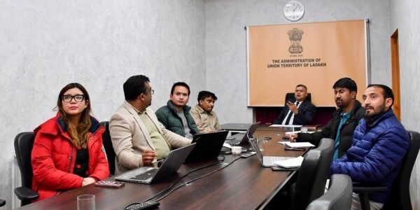 Administrative Secretary Amit Sharma Chairs Meeting to Formulate Information and Cyber Security Policy for Ladakh