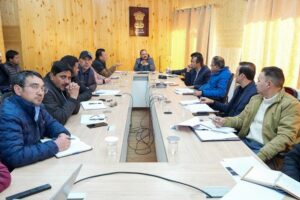 Advisor, UT Ladakh Chairs UT Level Committee Meeting, Outlines Five-Year Action Plan Strategies