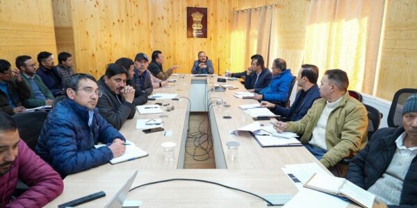 Advisor, UT Ladakh Chairs UT Level Committee Meeting, Outlines Five-Year Action Plan Strategies