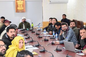 CEC Reviews Functioning of Health Department Kargil