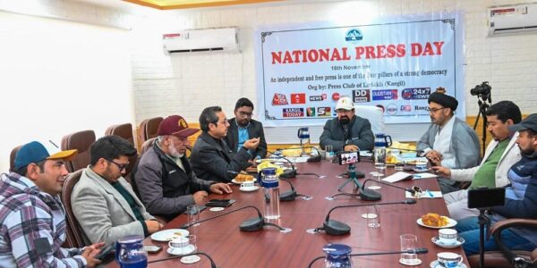 Press Club Kargil Celebrates National Press Day