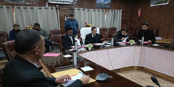 Principal District and Sessions Judge Kargil Chairs Meeting