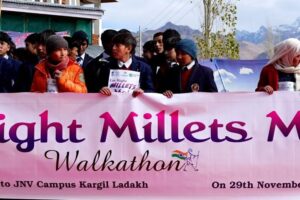 CEC Kargil Inaugurates Eat Right Millet Mela at JNV Kargil