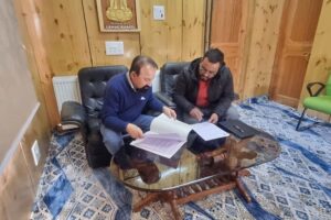 ALSWAJ General Secretary Calls on CEC Kargil