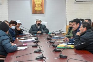 CEC Kargil Chairs Meeting, Deliberates Various Developmental Projects in Town 