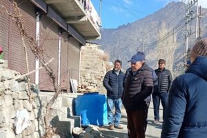 Director, Urban Local Bodies, Ladakh, Visits MC Wards in Kargil