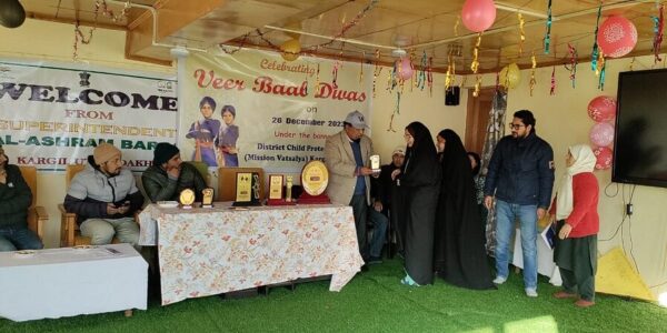 Veer Baal Divas Celebrated at Baal Ashram Baroo, Kargil