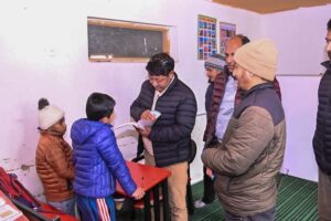 EC Zakir Hussain Visits Government Schools in Kargil Town 