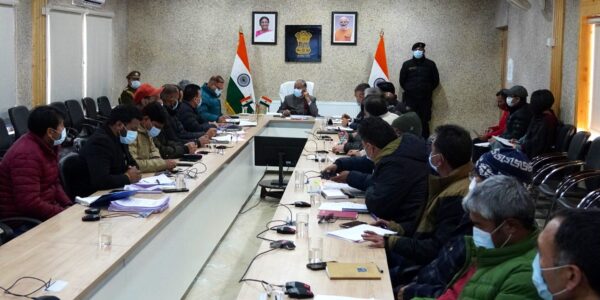 LG Ladakh Chairs Meeting to Accelerate Developmental Projects