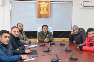 EC Feroz launches 5-minute promotional video of District Water Sanitation Committee Kargil