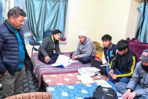 EC Zakir Hussain Inspects Winter Residential Teaching Hostel Facilities