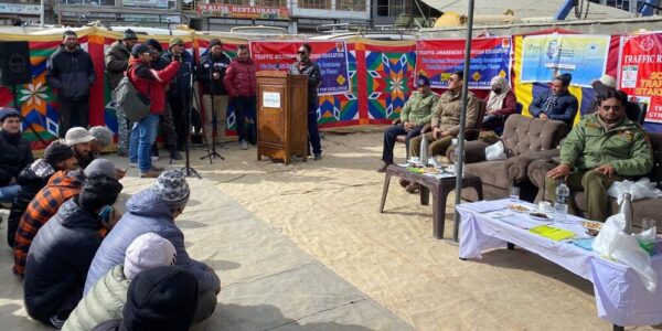 Road Safety Month: Traffic Police organize seminar-cum-awareness program in Kargil
