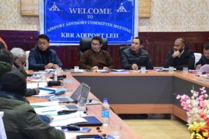 MP Ladakh Chairs Airport Advisory Committee KBR Airport Leh meeting