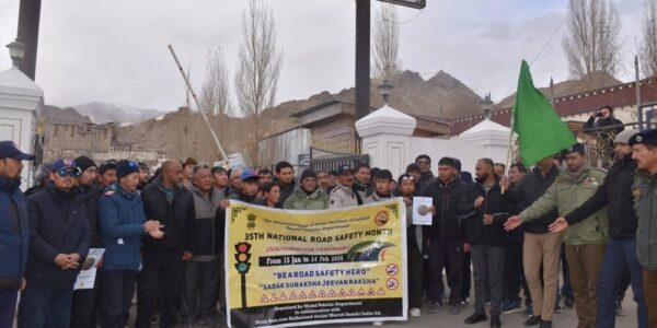DC Leh launches 35th National Road Safety Month Campaign