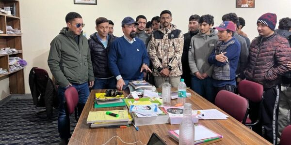 CEC Visits Kargil Boys Hostel Jammu, review issues & demand 