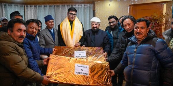 LAHDC, Kargil bids farewell to SSP, Anayat Ali Chowdhury