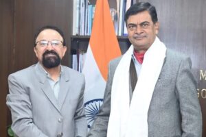 CEC Dr Jaffer calls on Union Minister Shri. R. K Singh, discuss power sector issues in Kargil