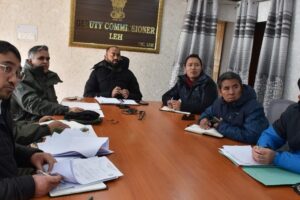 DC Leh chairs review meeting on Border Village Development