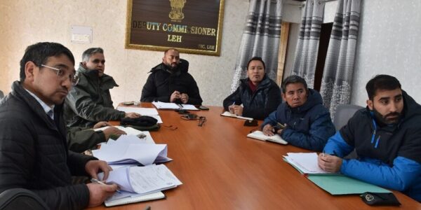 DC Leh chairs review meeting on Border Village Development