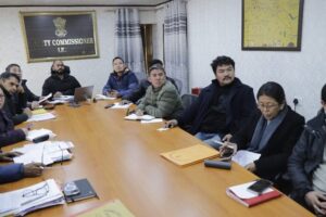 DC Leh discusses proposals submitted under vibrant villages and saturation of CSS in villages