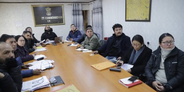 DC Leh discusses proposals submitted under vibrant villages and saturation of CSS in villages