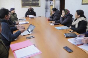 DC Leh, chairs Review meeting of District Level Committee under NCORD