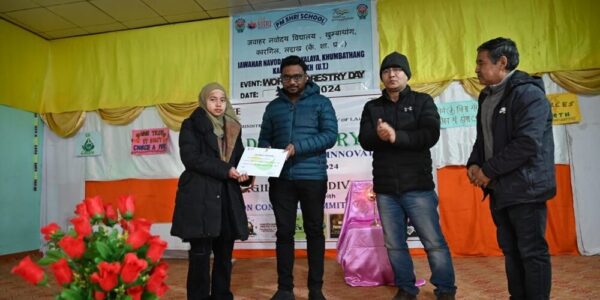 Forest Division Kargil celebrates World Forest Day at JNV Kargil