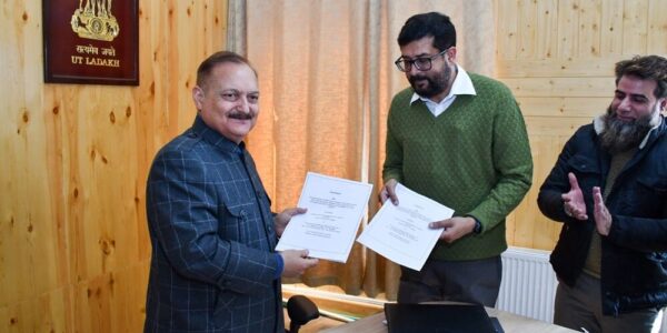 Service Level Agreement Executed for Modernization of Land Records in Ladakh