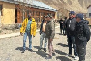 Returning Officer 01 of Ladakh LS Parliamentary election visits Zanskar 