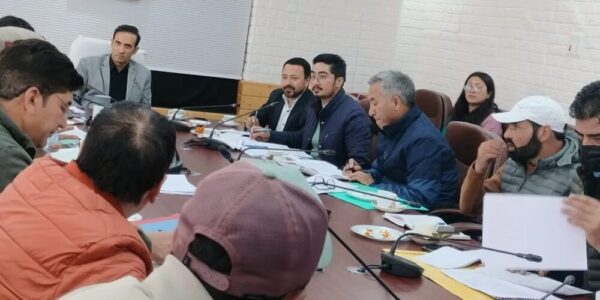 Director RD&PRD Ladakh chairs meeting reviews progress of schemes