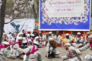 DC, Leh Santosh Sukhadeve attends Apricot festival at Turtuk